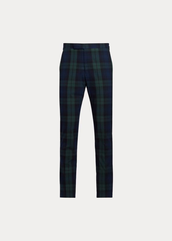 Men's Polo Ralph Lauren Tartan Seersucker Suit Trousers | 875410DWH